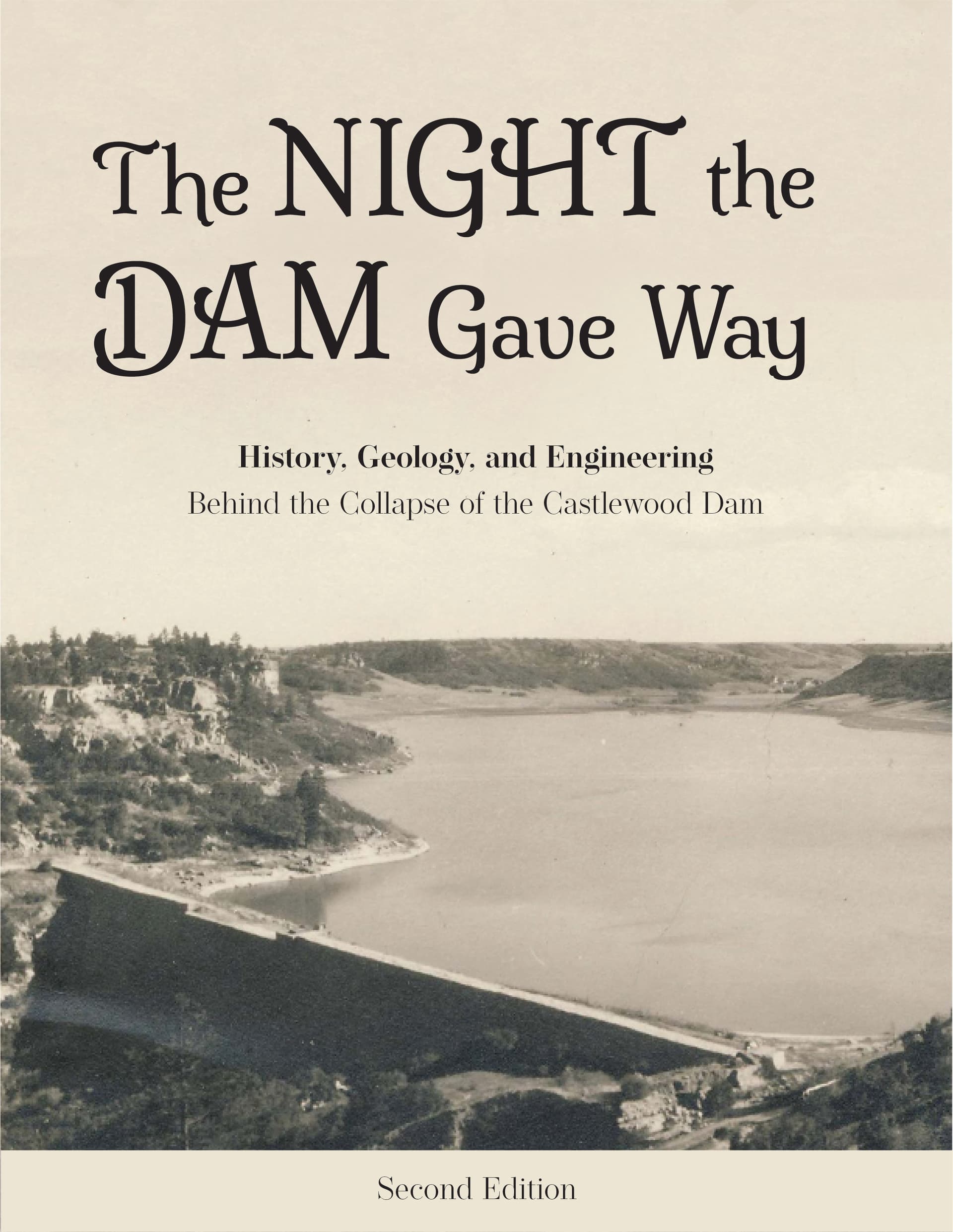 Book cover of The Night the Dam Gave Way by Andrew London