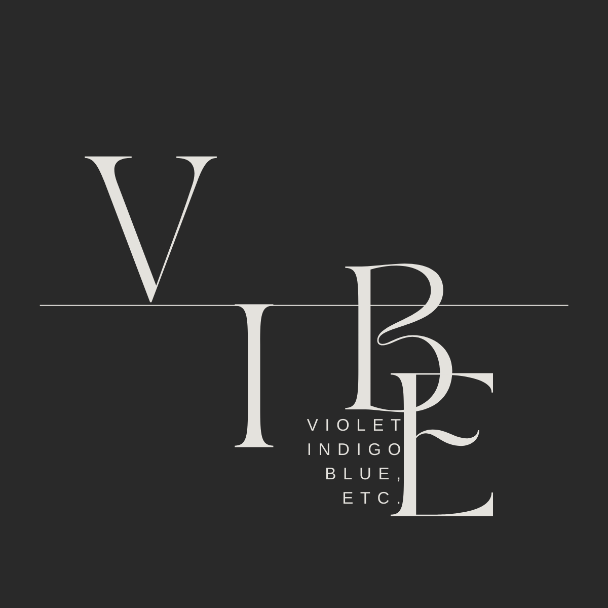 Cover of Violet, Indigo, Blue, Etc. (VIBE)