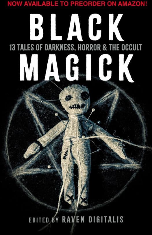 Book cover of Black Magick: 13 Tales of Darkness, Horror and the Occult by Adele Cosgrove-Bray