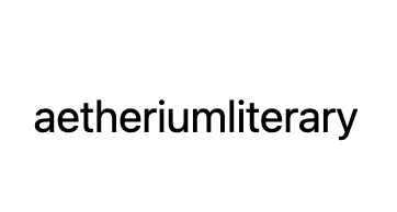 aetherium literary latest issue