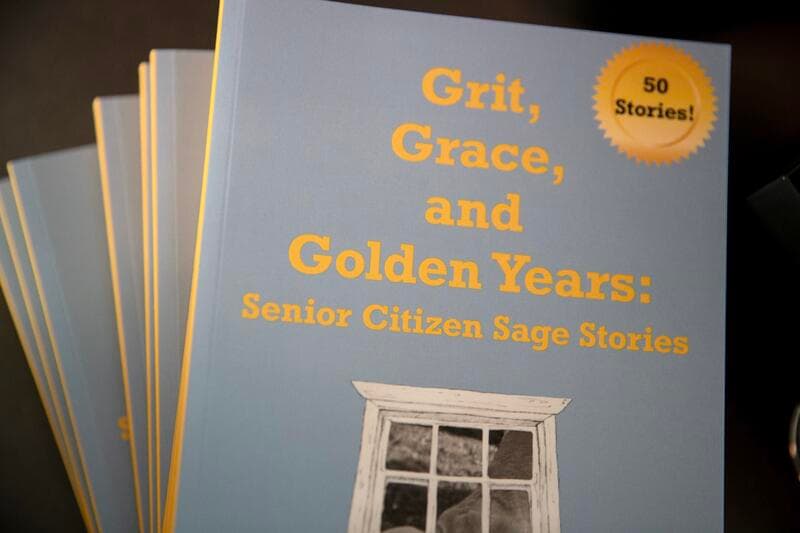Book cover of Grit, Grace, and Gratitude: Senior Citizen Sage Stories by Eileen Porzuczek