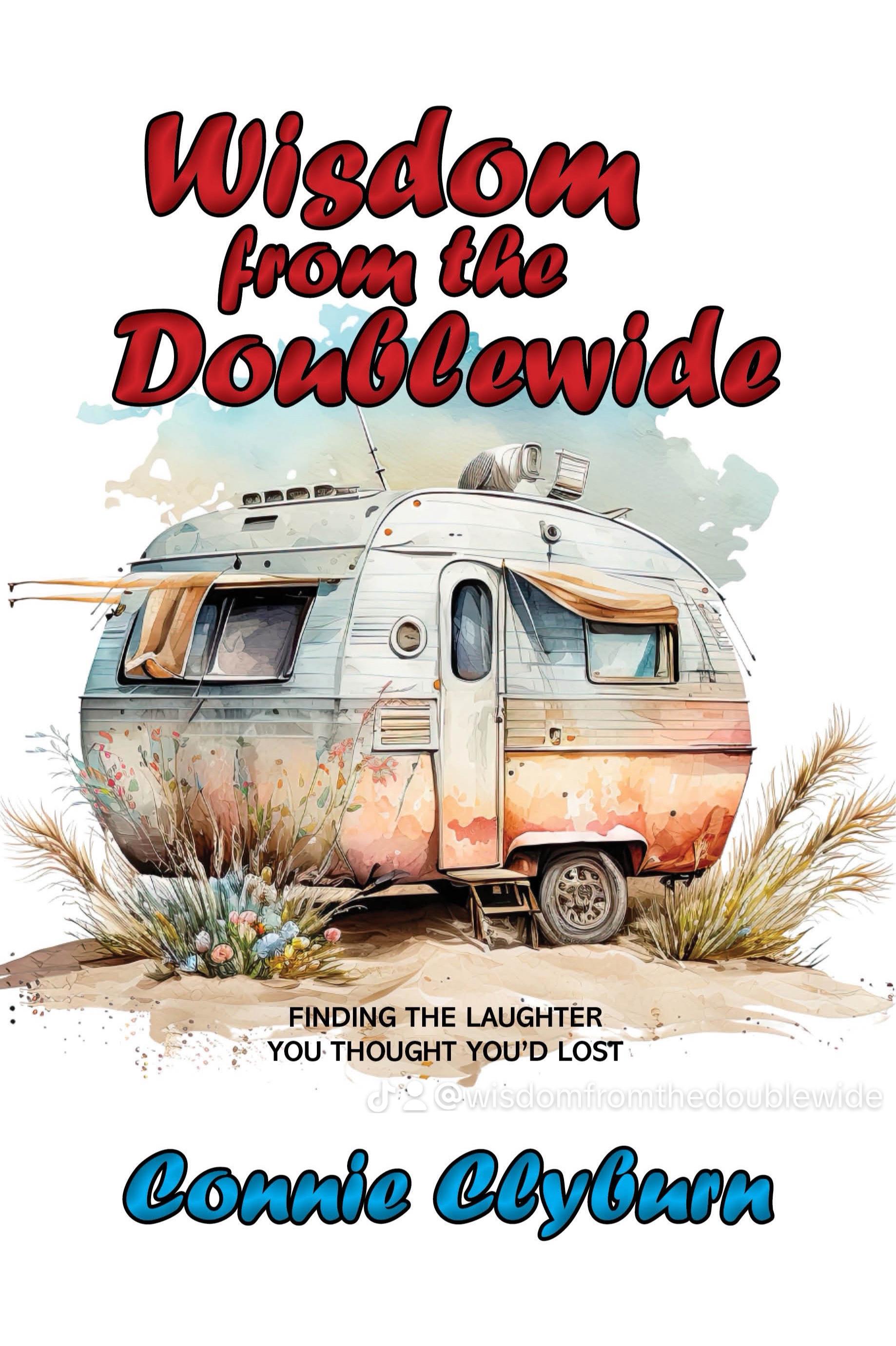 Book cover of Wisdom from the Doublewide  by tenasiroadstudio