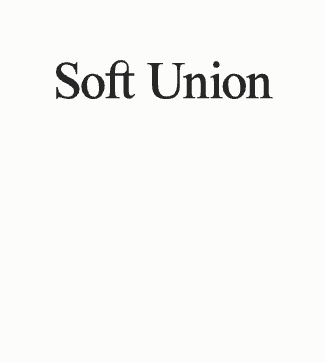 Soft Union - A literary publishing practice based in North America. latest issue
