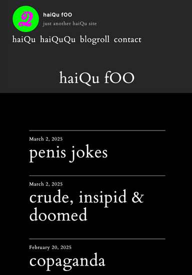 haiQu fOO latest issue