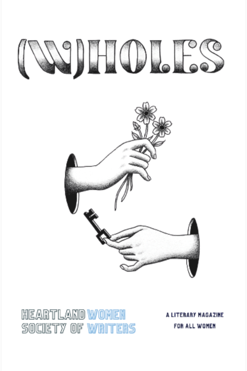 Book cover of (w)holes  by Kristen Bales 