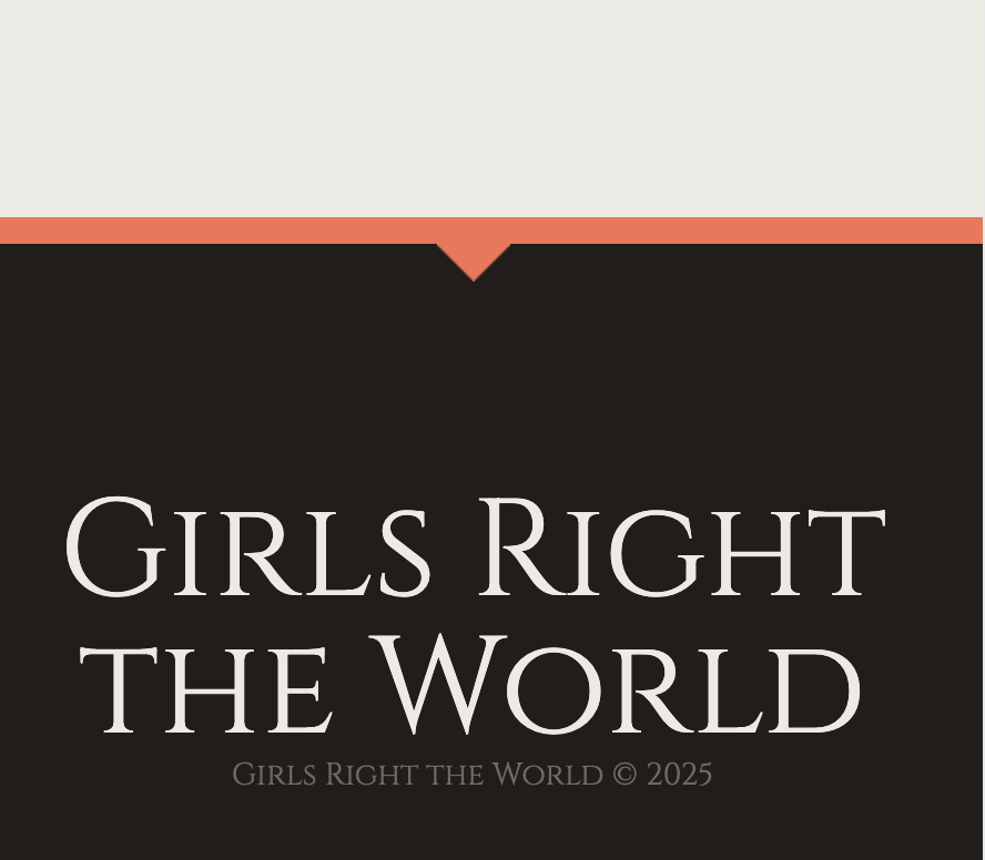 Cover of Girls Right the World international literary journal