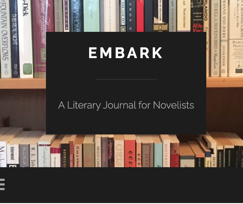 Cover of Embark: A Literary Journal for Novelists