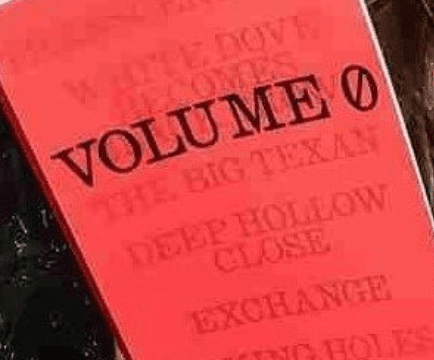 Cover of Volume 0