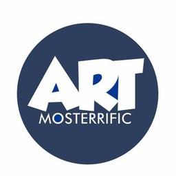Logo of Artmosterrific Magazine (defunct) literary magazine