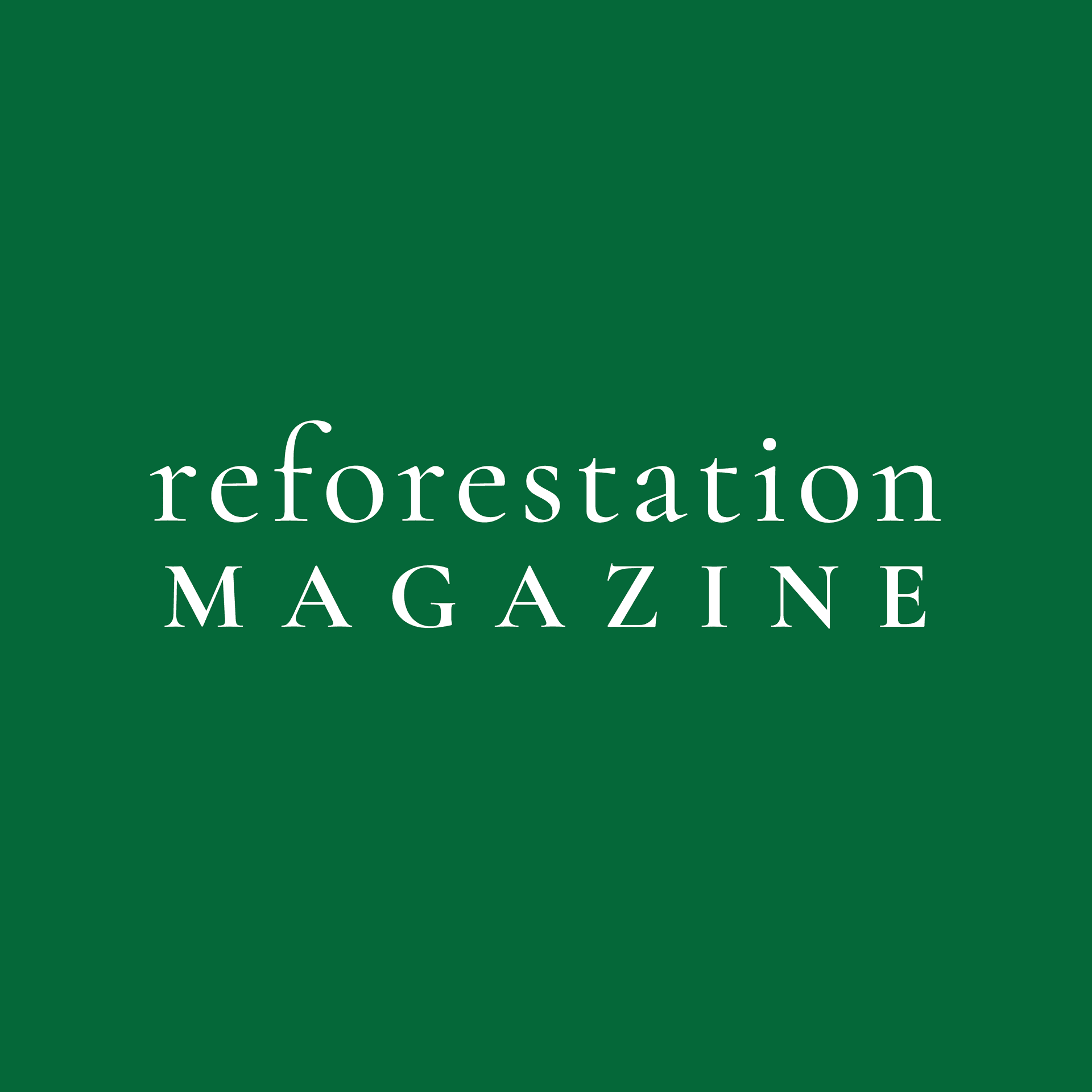 Cover of Reforestation Magazine