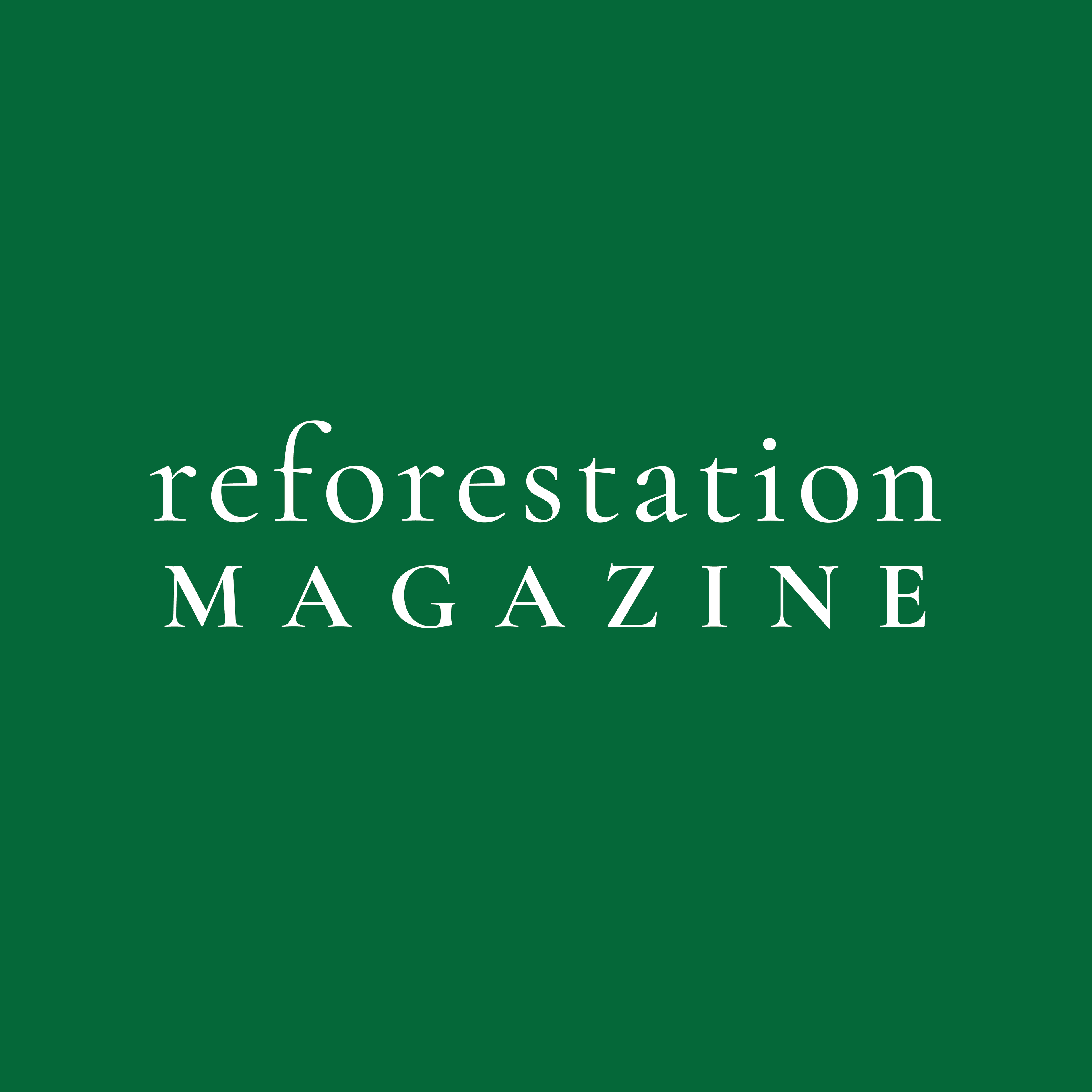 Cover of Reforestation Magazine