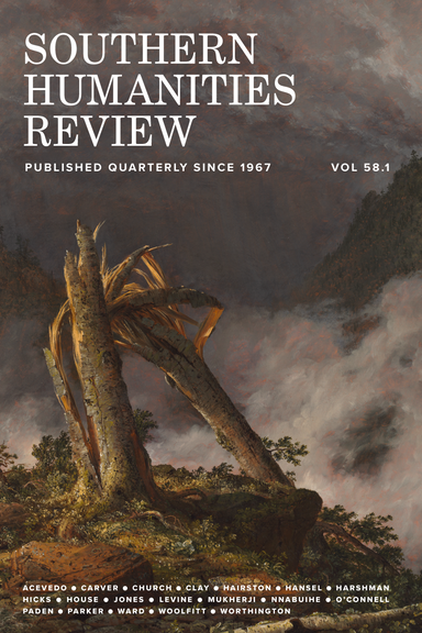 Southern Humanities Review latest issue