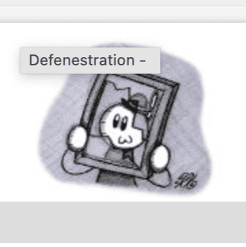 Cover of Defenestration: A Literary Magazine Dedicated to Humor