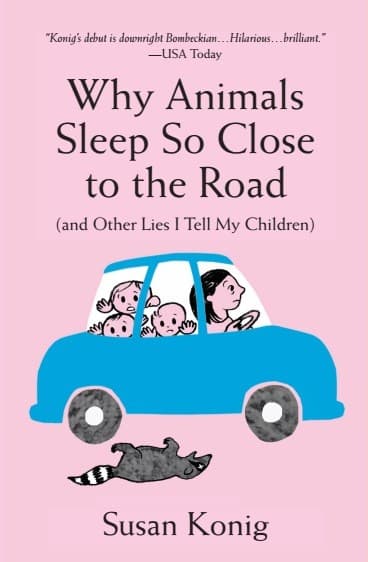 Book cover of Why Animals Sleep So Close to the Road and other lies I tell my children by Susan Brady Konig