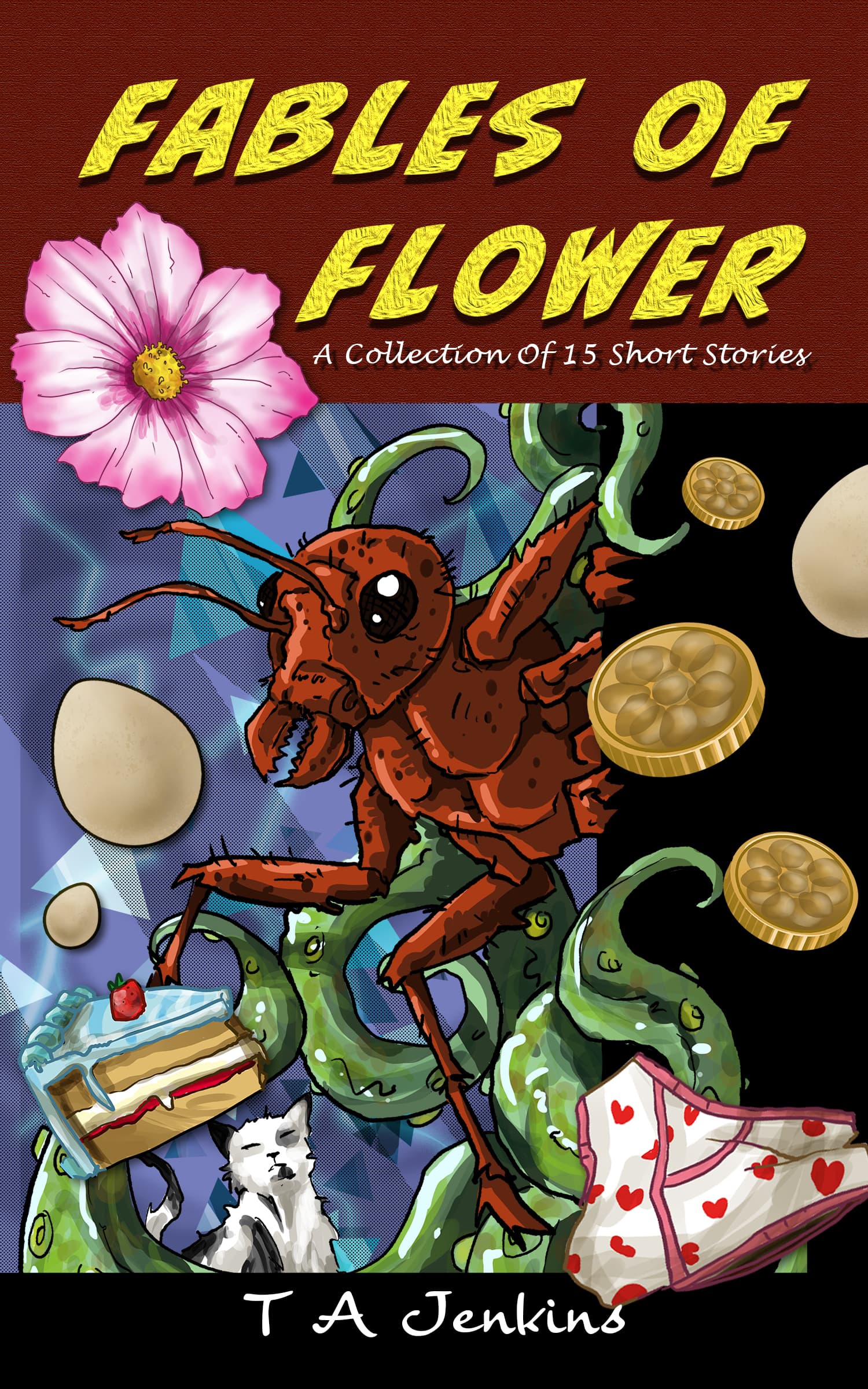 Book cover of Fables of Flower by Tom Jenkins