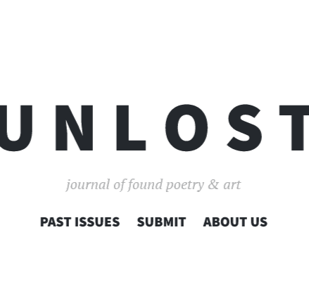 Cover of Unlost: Found Poetry & Art