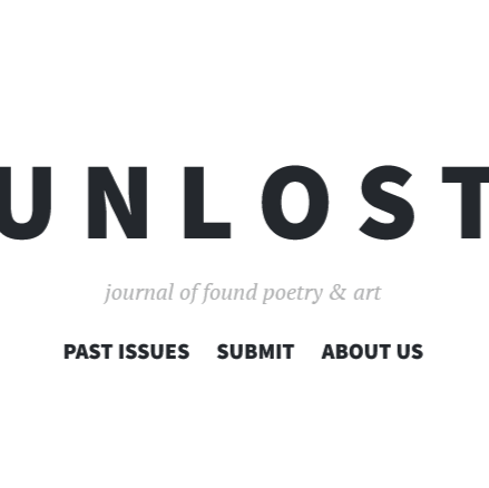 Cover of Unlost: Found Poetry & Art