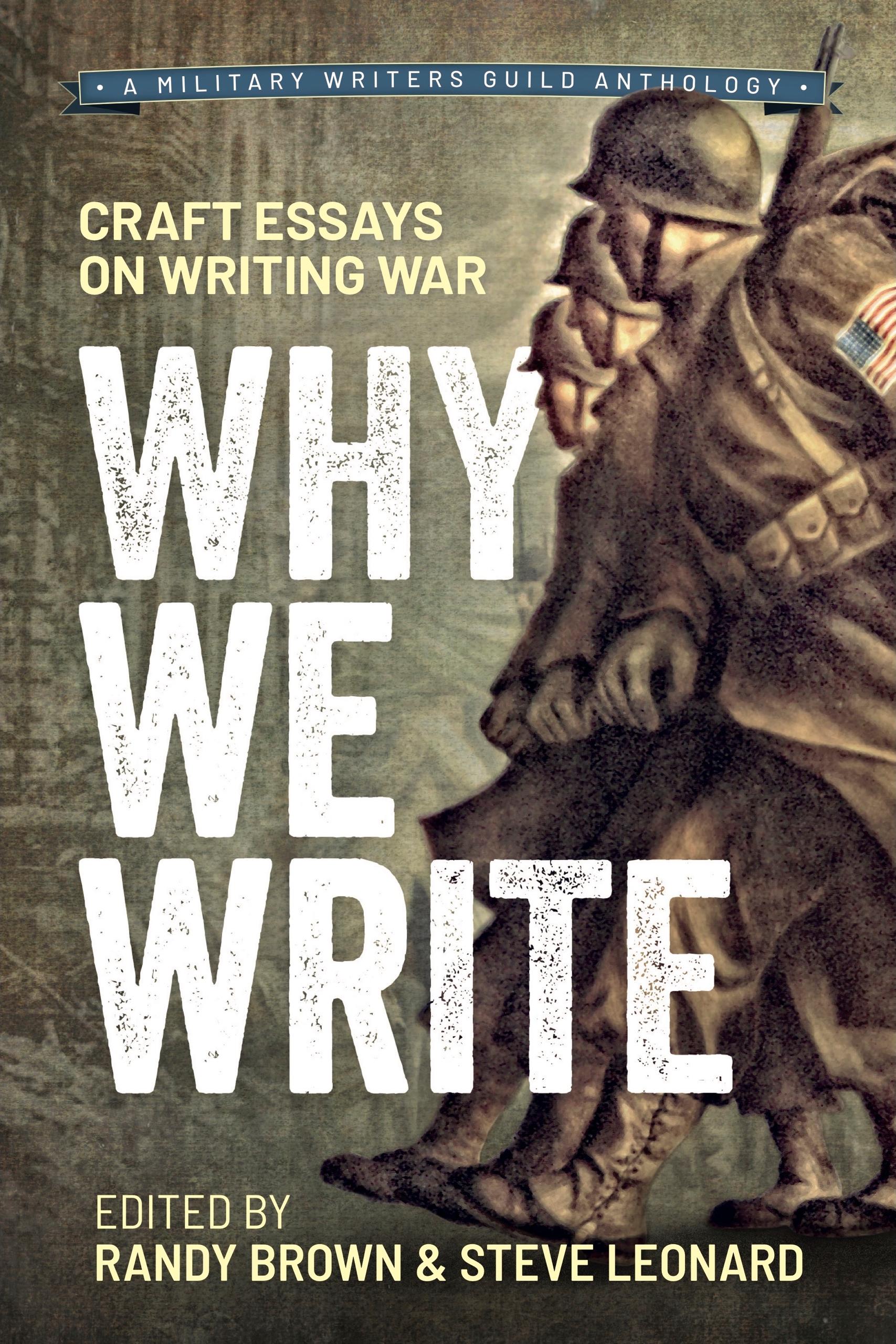 Book cover of Why We Write: Craft Essays on Writing War by Randy Brown