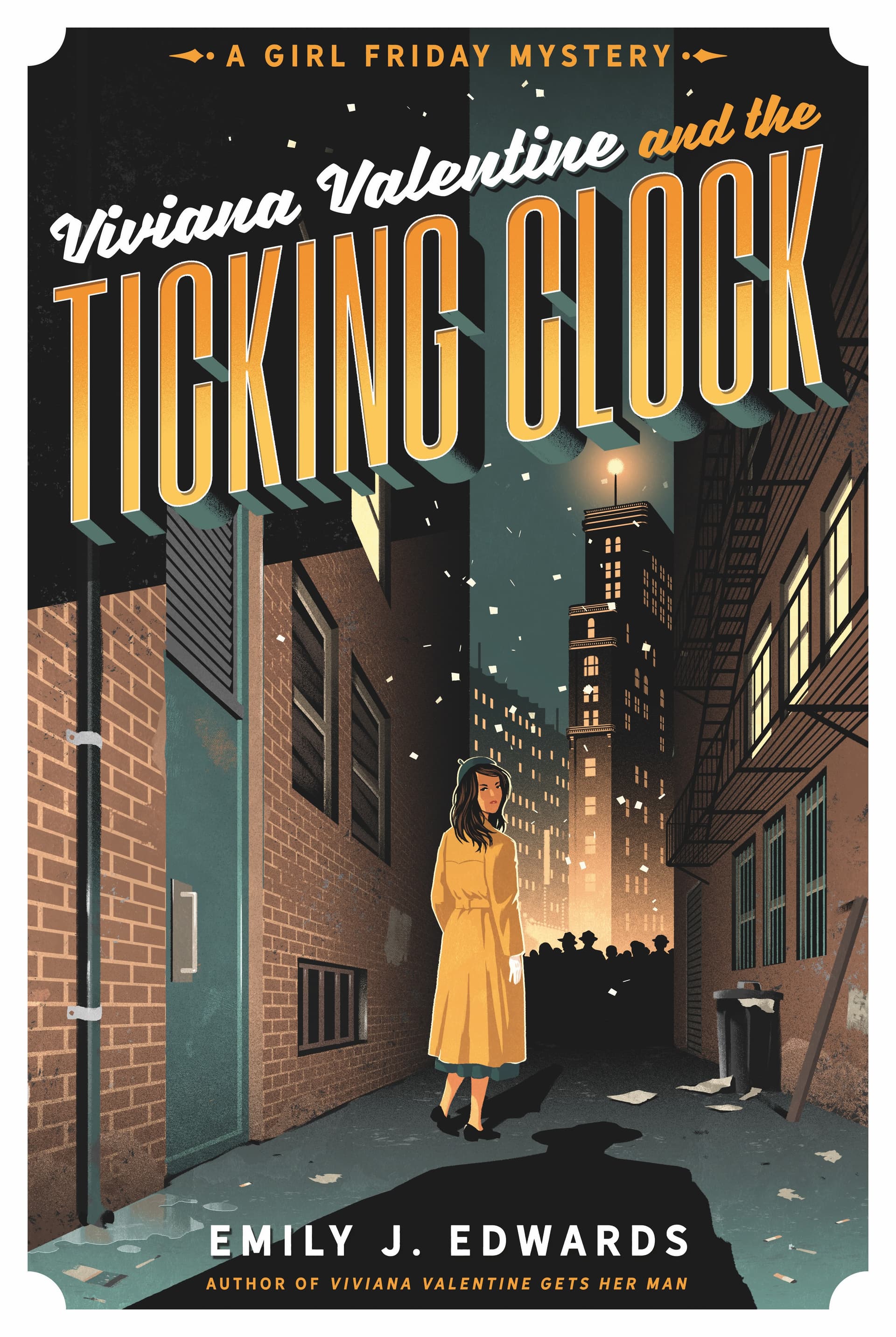 Book cover of Viviana Valentine and the Ticking Clock by Emily J. Edwards