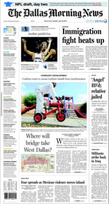 Dallas Morning News latest issue