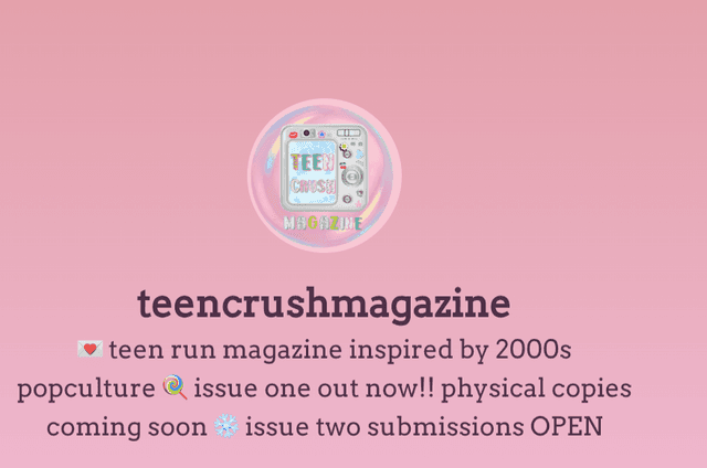 Teen Crush Magazine latest issue