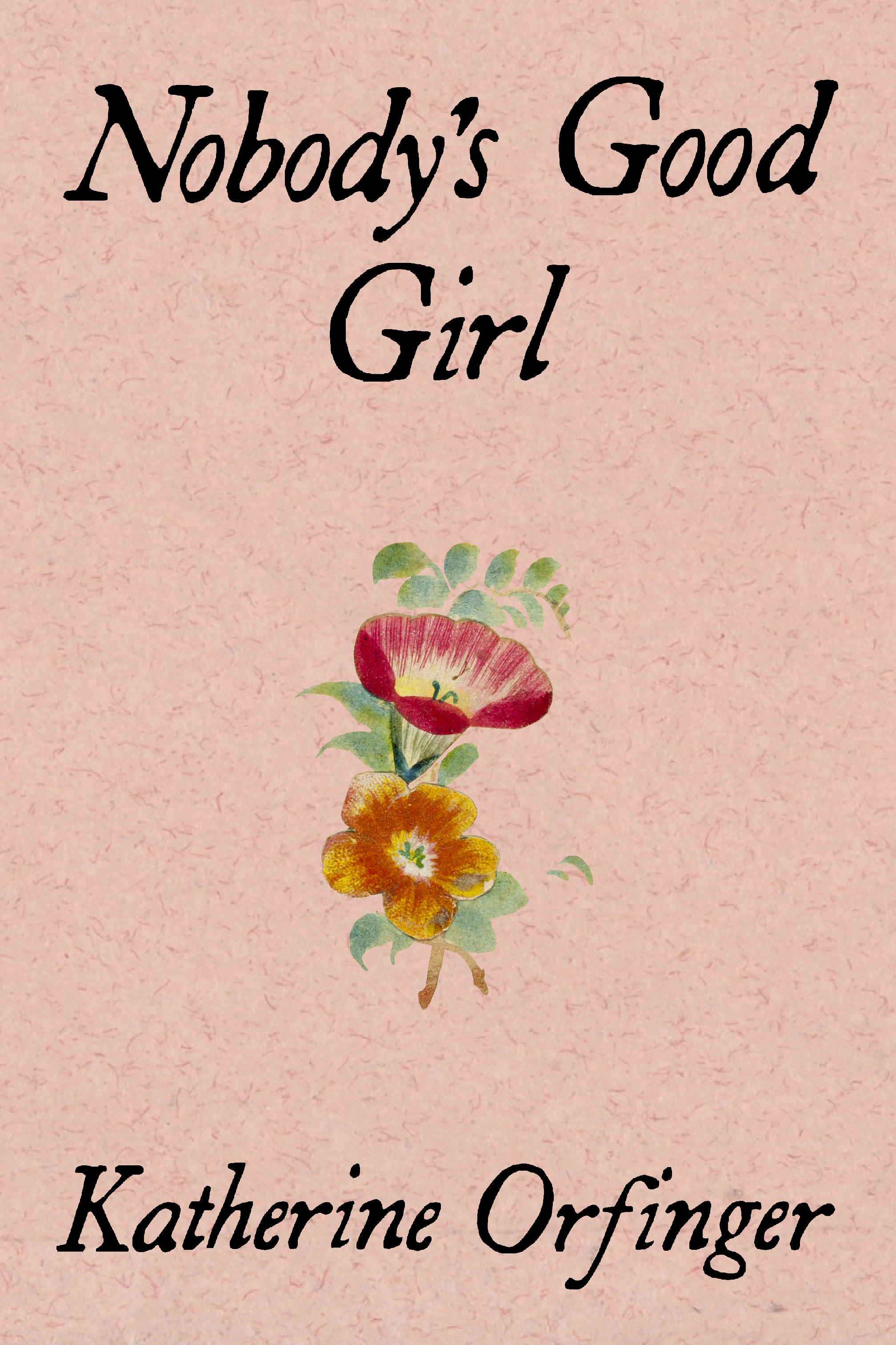Book cover of Nobody's Good Girl by Katherine Orfinger