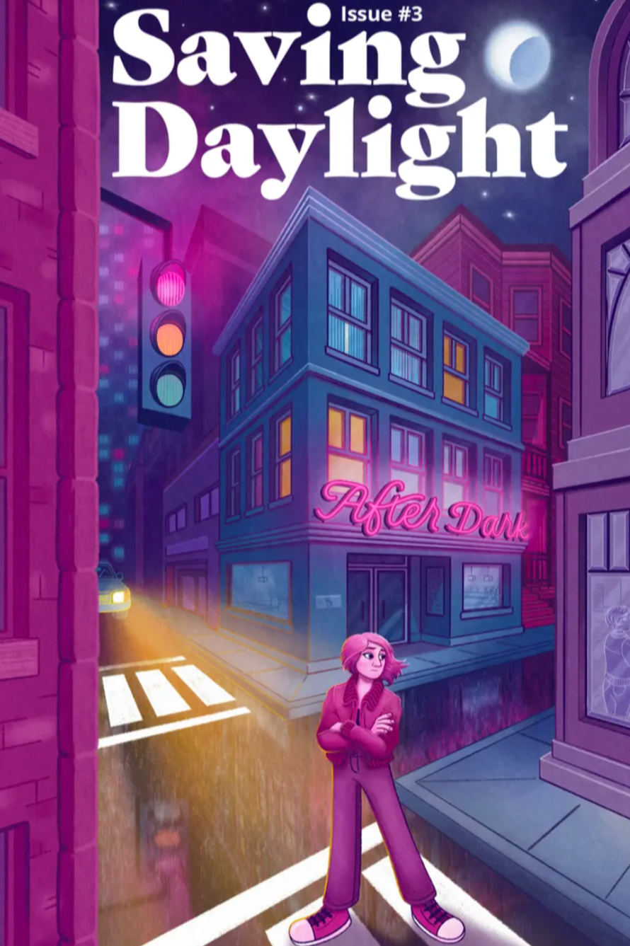 Book cover of Issue #3: After Dark by Saving Daylight Magazine