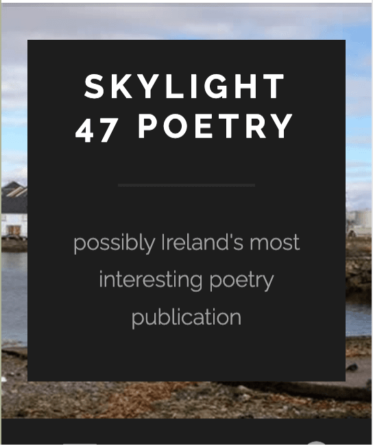 Skylight 47 Poetry latest issue