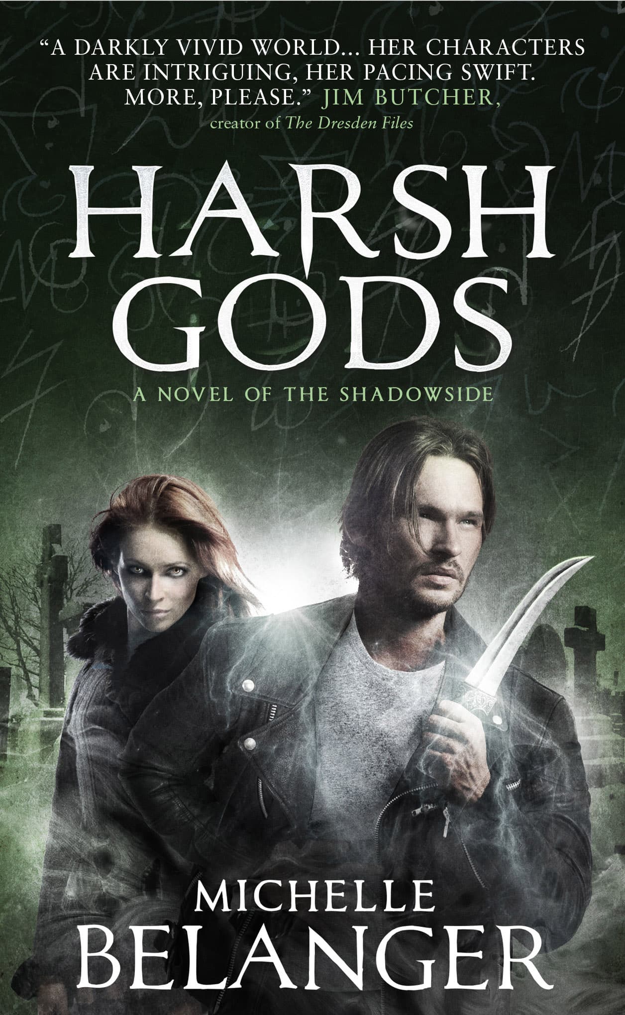 Book cover of Harsh Gods by Xosh M. Belanger