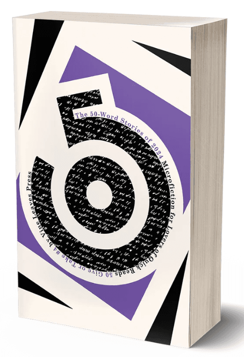 Book cover of The 50-Word Stories of 2024 by Sharon Enck