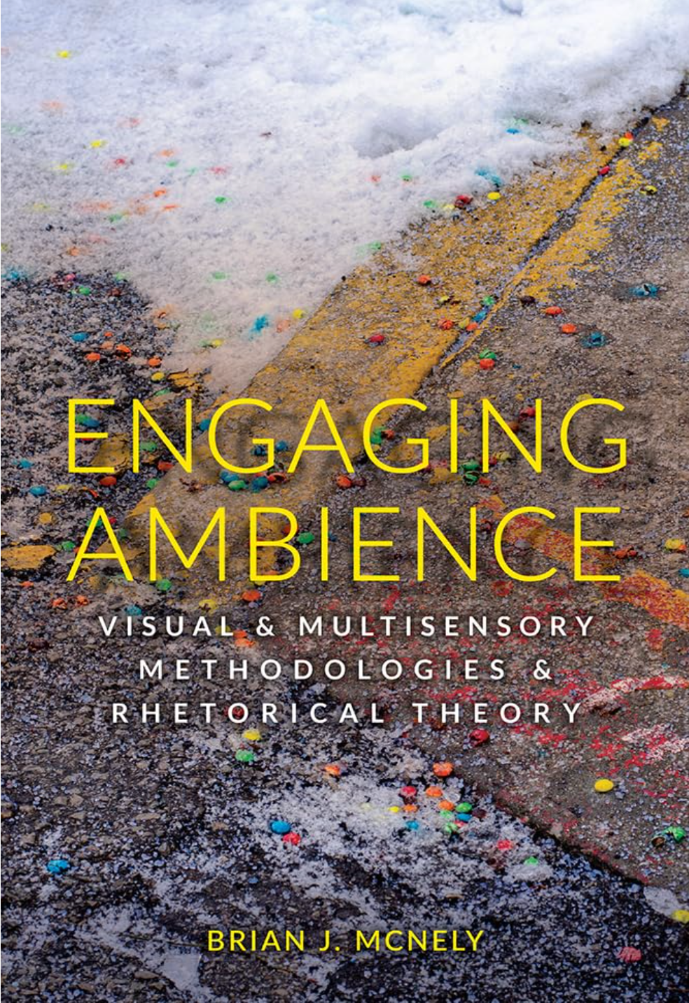 Book cover of Engaging Ambience: Visual and Multisensory Methodologies and Rhetorical Theory by Brian McNely