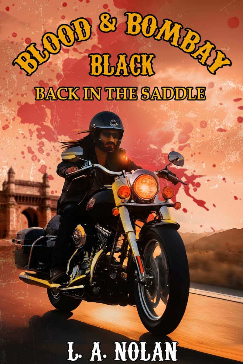Book cover of Blood & Bombay Black by thewanderinghippy