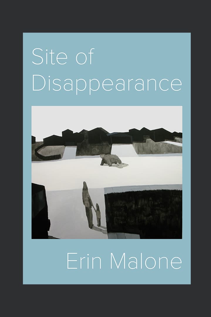 Book cover of Site of Disappearance by Erin Malone