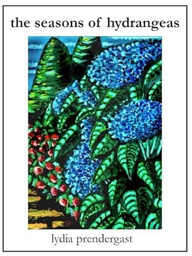 Book cover of the seasons of hydrangeas by lydia