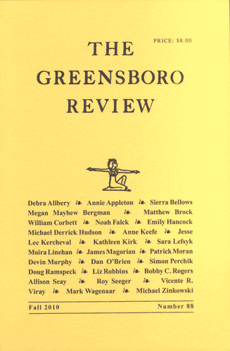 Cover of Greensboro Review