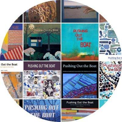 Logo of Pushing Out the Boat literary magazine
