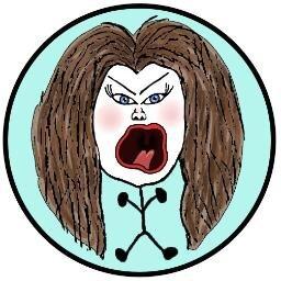 Logo of ScreaminMamas literary magazine