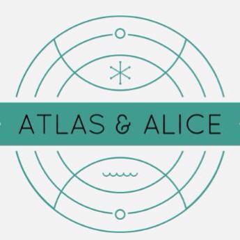 Logo of Atlas and Alice literary magazine