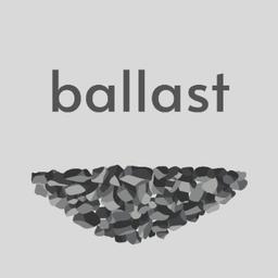 Logo of Ballast literary magazine