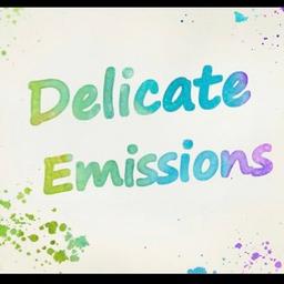 Logo of delicate emissions literary magazine