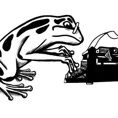 Logo of Flash Frog literary magazine