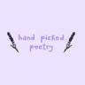hand picked poetry logo
