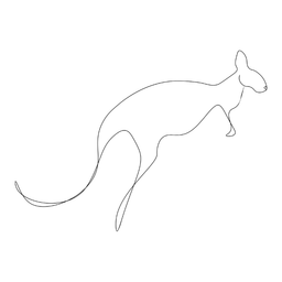 Logo of Phantom Kangaroo literary magazine