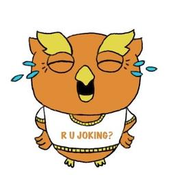 Logo of R U Joking? literary magazine