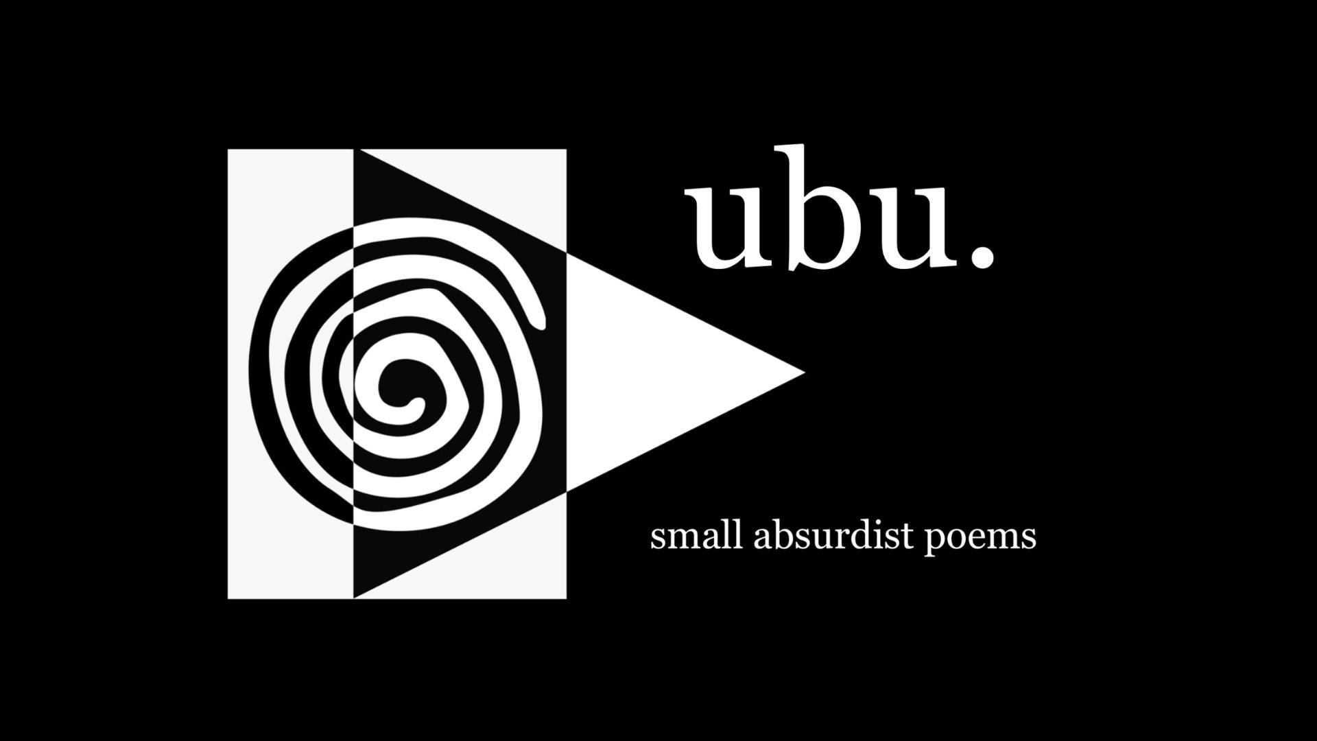 Logo of ubu.: small absurdist poems literary magazine