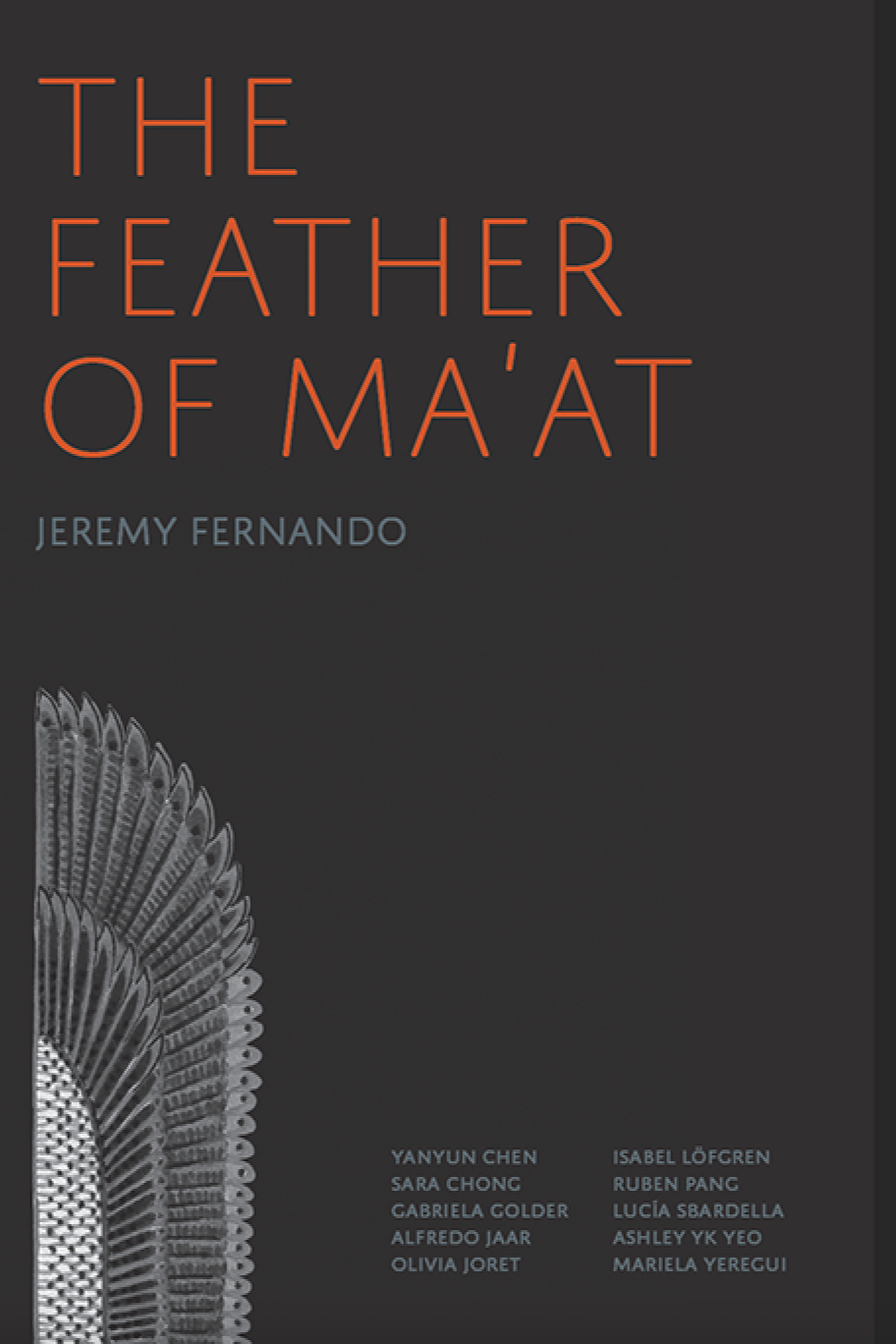 Book cover of the feather of ma'at by jfwearspink