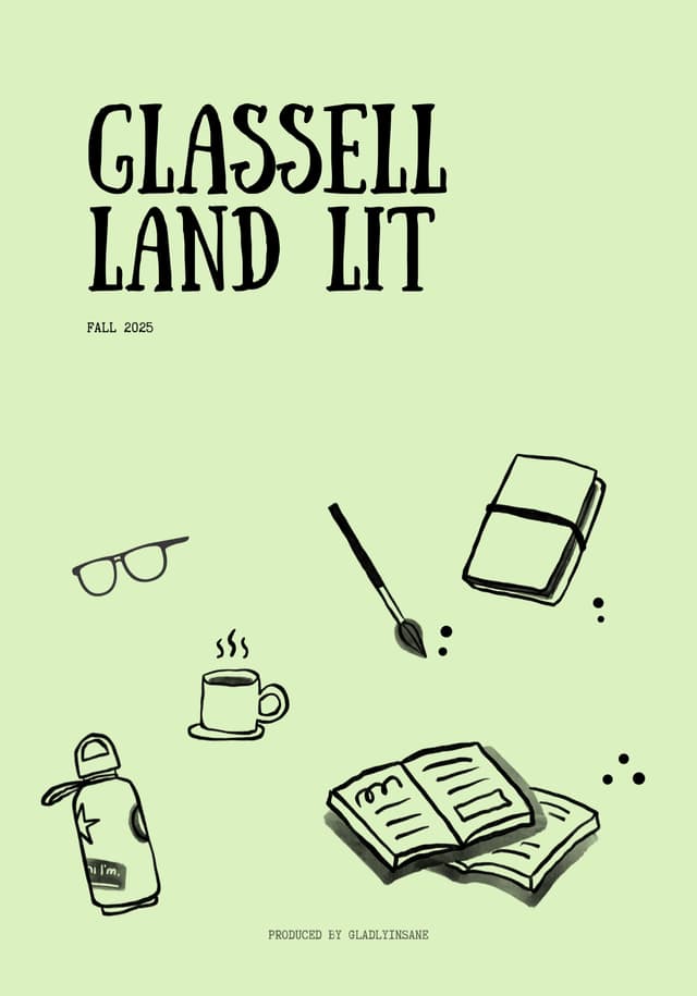 Glassellland Lit Mag latest issue