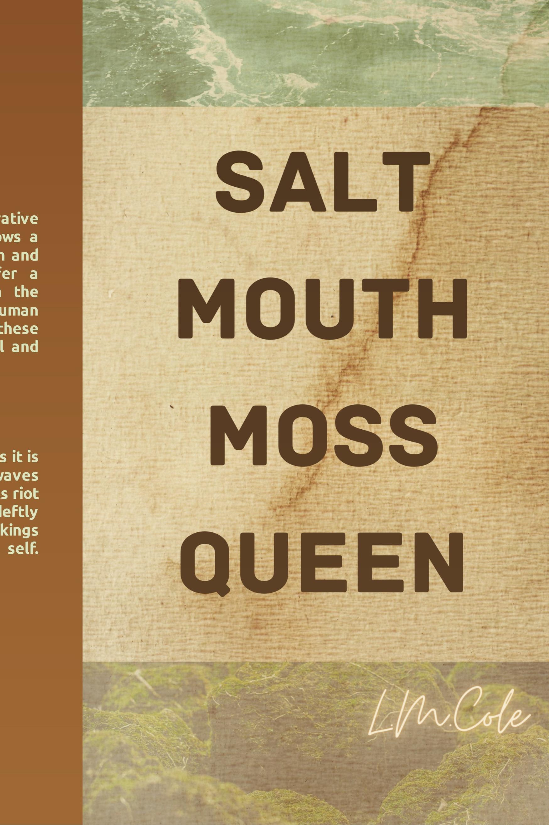 Book cover of SALT MOUTH MOSS QUEEN  by L M Cole 