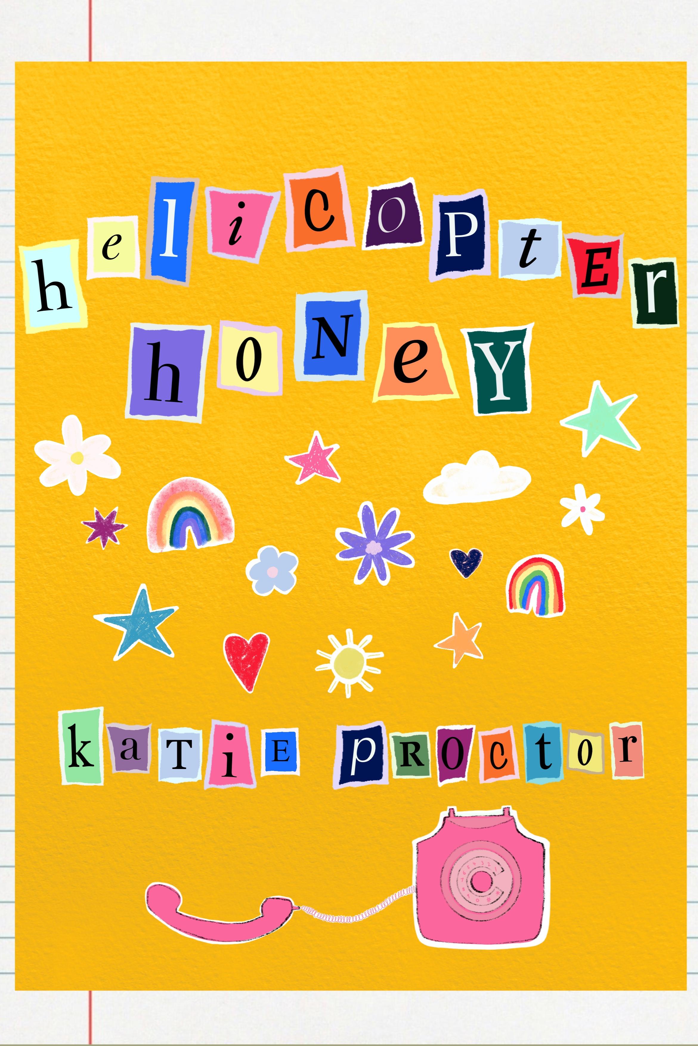 Book cover of HELICOPTER HONEY by Katie Proctor