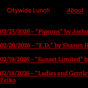 Citywide Lunch
